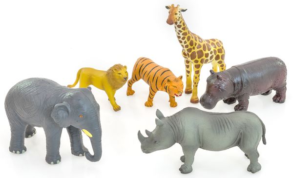 BETZOLD Wilde Tiere, 6-teiliges Set