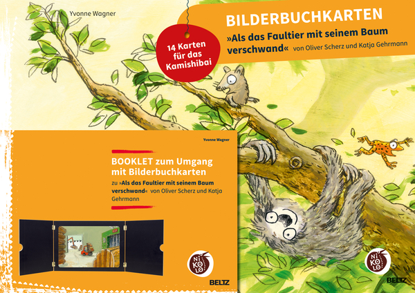 Bilderbuch, Baum, Ast, Orangutan, Karte