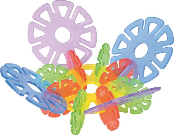 konstruktionsspielzeug, bausteine, zitterring, filterringe, farben-set