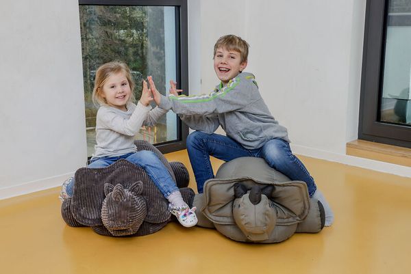 Sitzsack Nashorn Natascha, Material wählbar