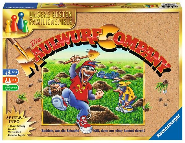 RAVENSBURGER Die Maulwurf Company, Laufspiel, 2-4 Spieler, ab 8 Jahren RAVENSBURGER Die Maulwurf Company, Laufspiel, 2-4 Spieler, ab 8 Jahren