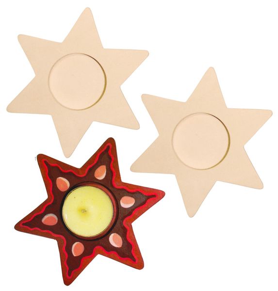 Teelicht, Sterne Kerze, Wachs Kerze, Starter Kerze, Sternform