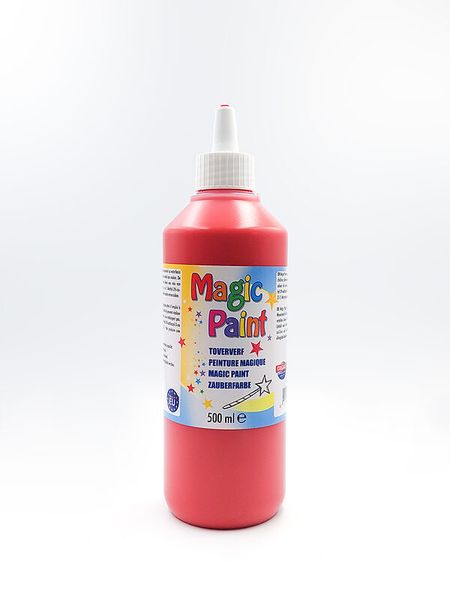 Magic Paint Zauberfarbe, 7er Set, farbig sortiert inkl. Textilmedium, je 500 ml