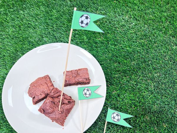 platte, kuchen, brot, snacks, grillparty