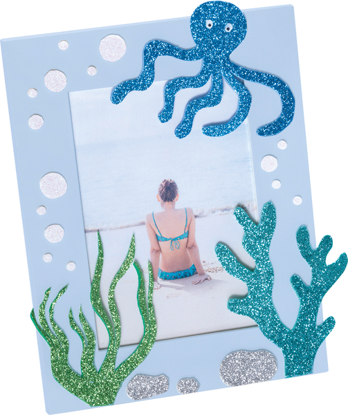 FOLIA Moosgummi Glitter, 20 x 29 cm