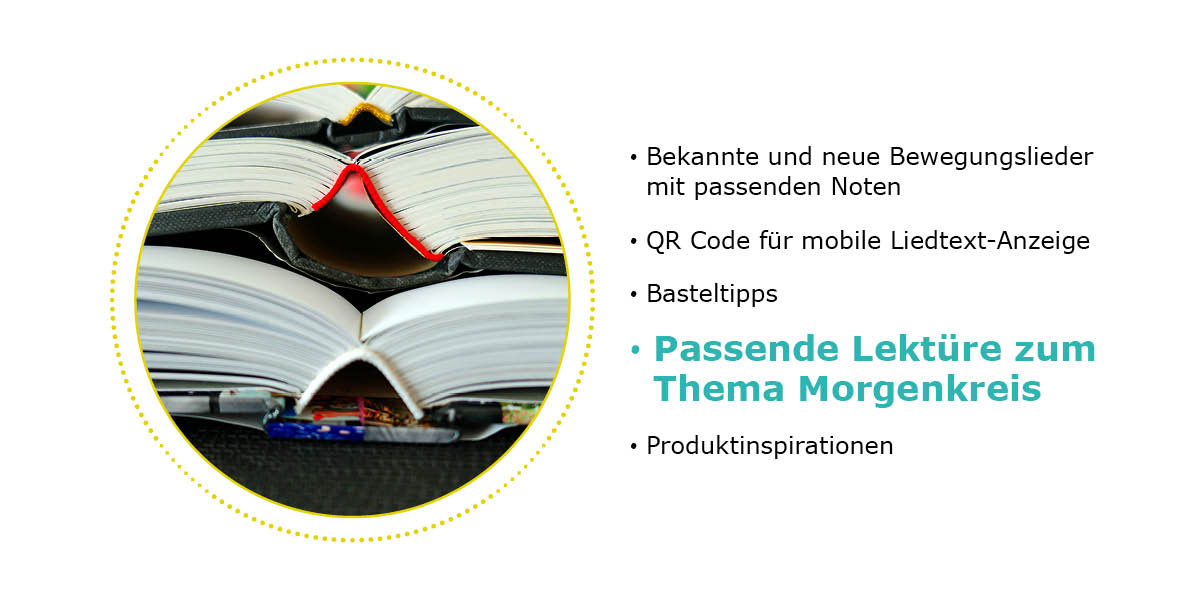 Morgenkreisheft mit passenden Lektüren