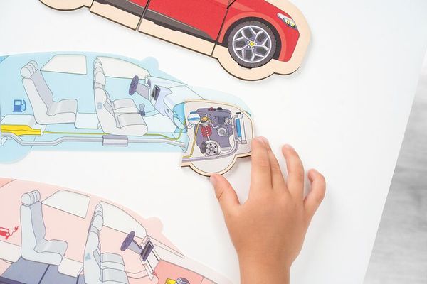 Lagenpuzzle Auto, 33 Teile, ab 4 Jahre