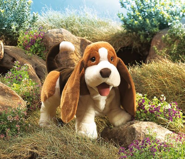 FOLKMANIS Handpuppe Basset Hund FOLKMANIS Handpuppe Basset Hund