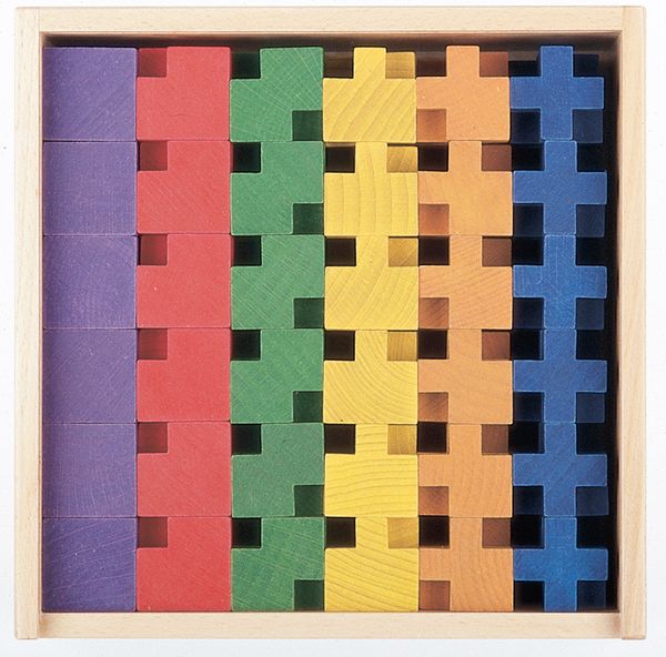 Holzbausteine, Farbstoffblöcke, Stapelkblocke, Konstruktionsspielzeug, Mehrfarbig