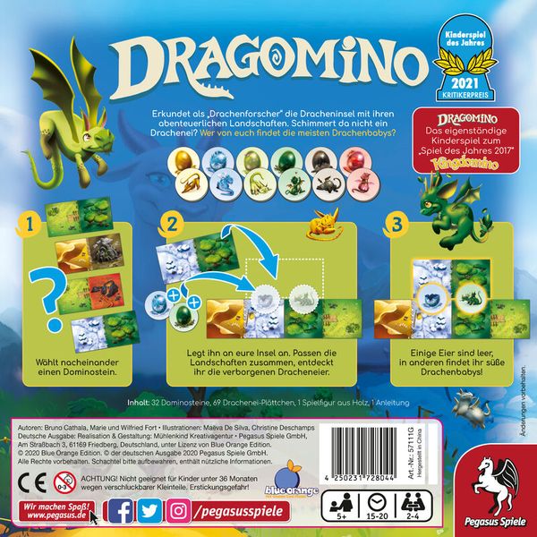 Dragomino, 2-4 Personen, ab 5 Jahre Dragomino, 2-4 Personen, ab 5 Jahre