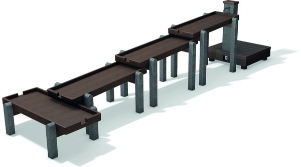 Sand- und Matschtisch, 100% recycelter Kunststoff, ohne Pumpe 5 tlg. Sand- und Matschtisch, 100% recycelter Kunststoff, ohne Pumpe 5 tlg.