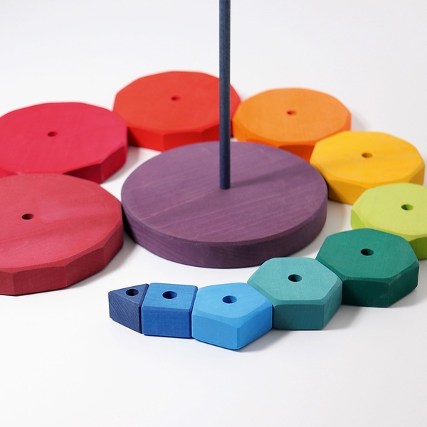 holzspielzeug, pädagogisch, farbe, perlenkette, bastelset