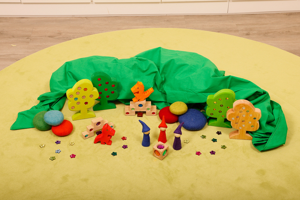 BAUSPIEL Baumset Jahreszeiten, 4 Stück BAUSPIEL Baumset Jahreszeiten, 4 Stück