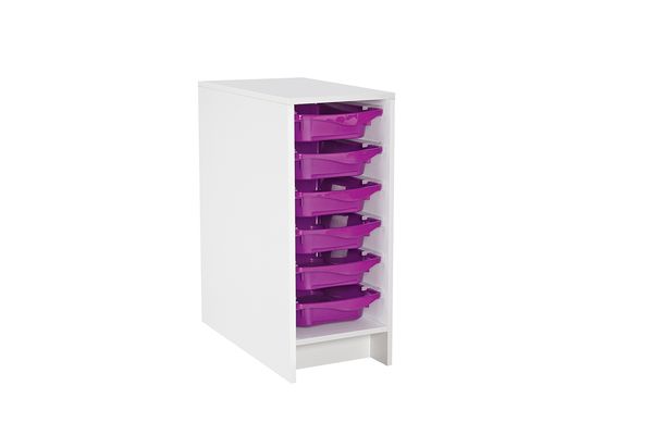 Ergänzendes Regal für modulare Wickelkommode mit 6 Boxen, 36 cm, Farbe wählbar
