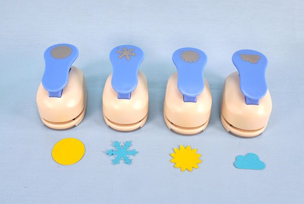 Motivstanzer & Konfettilocher, Wetter, 4 Stück, Motiv ca. 3,8 cm (SONDERANGEBOT)