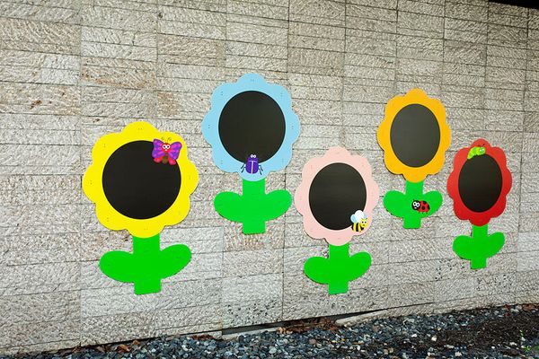 Outdoor-Blumen-Tafeln, 5er Set Outdoor-Blumen-Tafeln, 5er Set