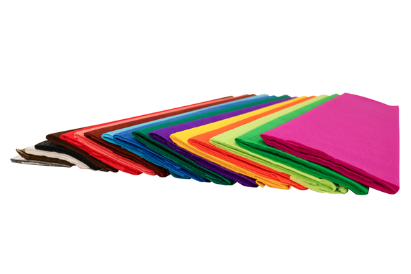 ELVIRAS Krepppapier Komplett-Set, 158 Rollen, verschiedene Farben