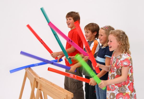 Boomwhackers Gruppensatz in Aufbewahrungsbox Boomwhackers Gruppensatz in Aufbewahrungsbox