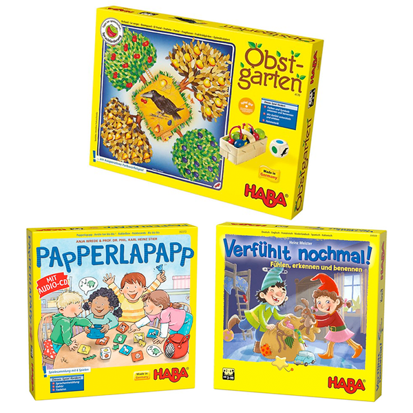 HABA Bestseller-Set, Spiele ab 3 Jahre (3 Spiele)