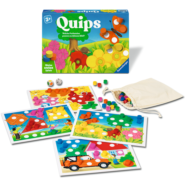 RAVENSBURGER Quips, Suchspiel, 2-4 Spieler, ab 3 Jahre