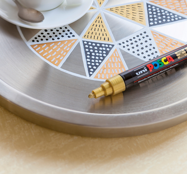 POSCA Stifte 4er Etui-Metallic, medium, 1 ,8 - 2,5 mm Moebel, Tabelle