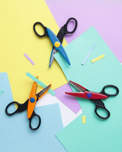 Konturen-Bastelscheren, 6 Stück