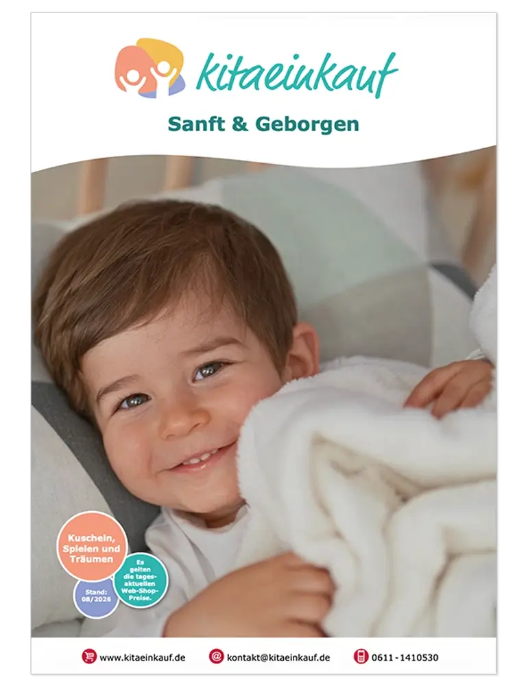 Titelseite des Flyers "Sanft & Geborgen"
