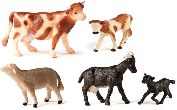 Tiere aus aller Welt - Bauernhoftiere, 10 Tiere, ca. bis 10 cm, ab 3 Jahre  Tiere aus aller Welt - Bauernhoftiere, 10 Tiere, ca. bis 10 cm, ab 3 Jahre