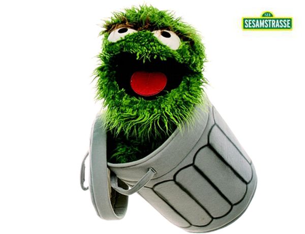 LIVING PUPPETS Oskar in der Tonne, groß LIVING PUPPETS Oskar in der Tonne, groß