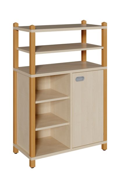 Regal, Schrank, Offenes Regal, Holzregal, Küchenschrank
