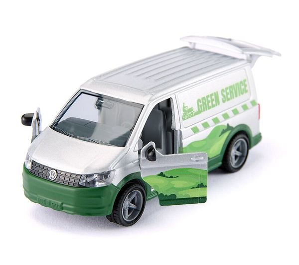 SIKU VW T6 mit Rasentraktor - Set