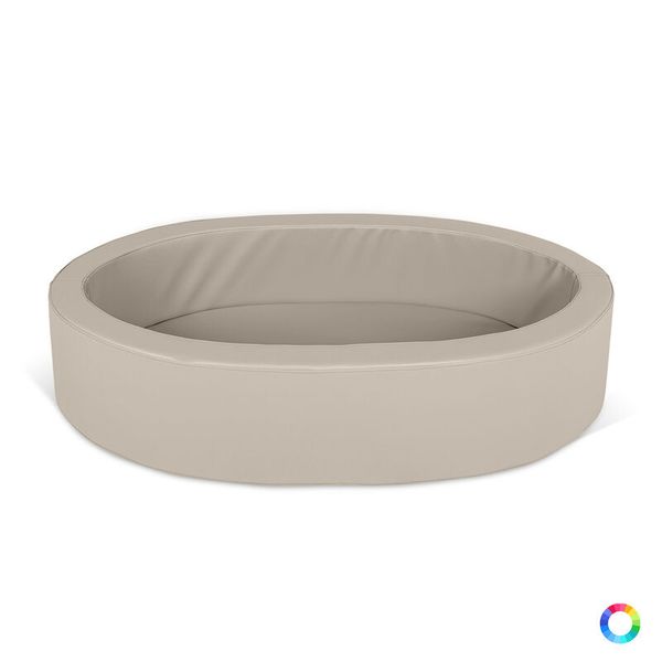 Weichschaumbett Ola, oval, Farbe und Stoffart wählbar