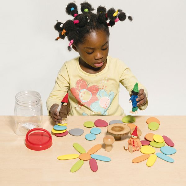 Rainbow Pebbles Earth