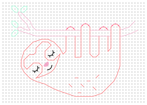 FOLIA Stickkarton Animals, weiß FOLIA Stickkarton Animals, weiß