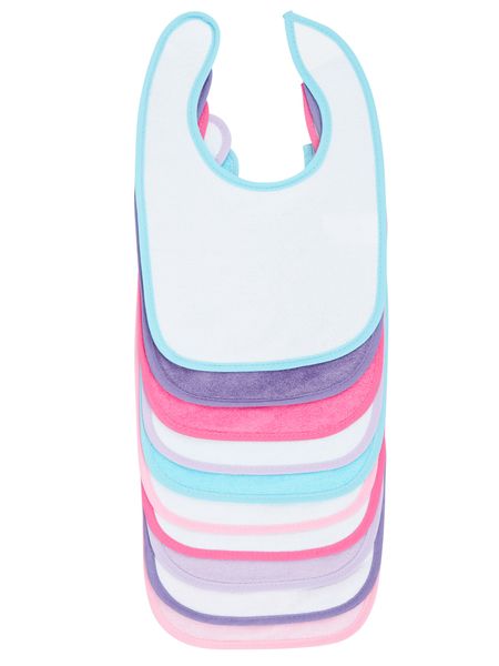 Lätzchen mit Klettverschluss, Mädchen, 10er Set Lätzchen mit Klettverschluss, Mädchen, 10er Set