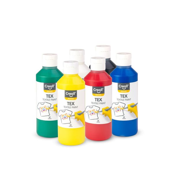 Tex-Farbe, Textilfarbe, Textilfarben-Set, Buntes Set, Farbstoffe
