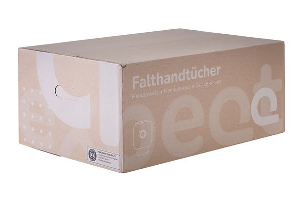 Handtuchpapier 1-lagig, grün, 23x23 cm, Z-Falz, 5.000 Blatt