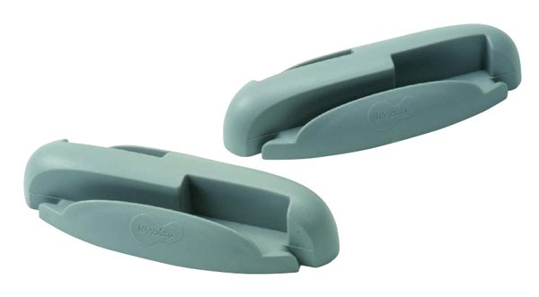 clip clamp, plastic clip, green-gray, cord organizer, safety latch