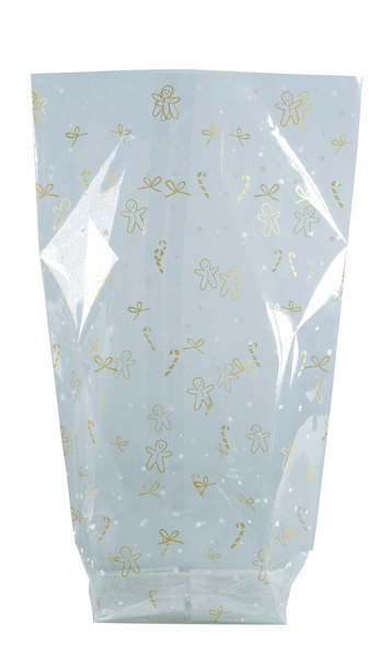 FOLIA Bio Zellglasbeutel XL Weihnachten, 10 Beutel
