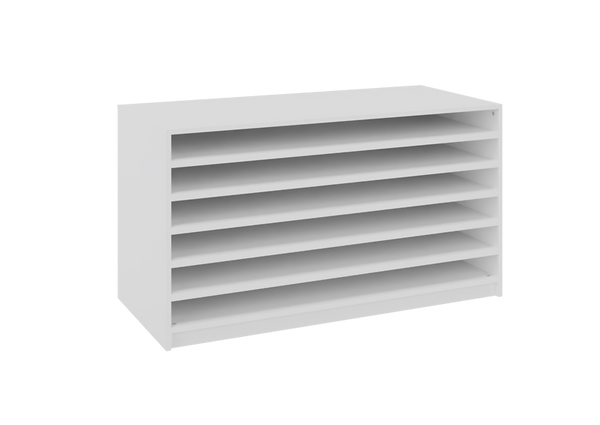 Schubladenbox, Aufbewahrungsregal, Schrankboden, Weiß, Schubladenkassette