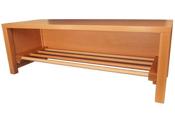 BasicPlus Bank Inge mit Holz-Schuhroste (3 - 7 Plätze), Sitzhöhe 26 /35 cm BasicPlus Bank Inge mit Holz-Schuhroste (3 - 7 Plätze), Sitzhöhe 26 /35 cm