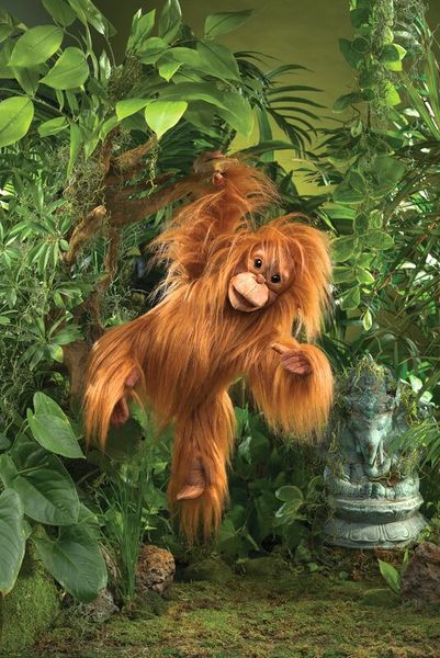 FOLKMANIS Handpuppe Baby Orang-Utan (30 cm) FOLKMANIS Handpuppe Baby Orang-Utan (30 cm)