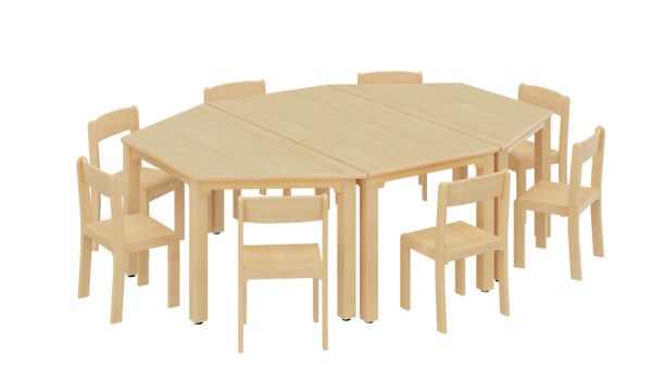 Große Sitzgruppe für 8 Kinder
