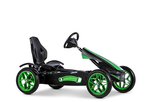 Go-kart, Kinderfahrzeug, Räder grün, Pedalauto, Sportwagen