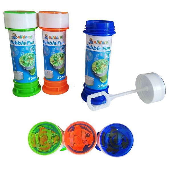 Bubble Blasenlösung, Blasenpustenset, 55 ml Blasenlösung, Blasenstab, Blasenbehälter