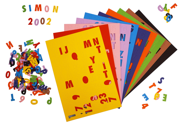 FOLIA Buchstaben + Zahlen, 700 Teile, bunt sortiert