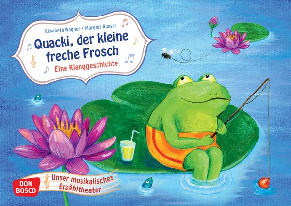 Kamishibai Bildkartenset - Quacki, der kleine freche Frosch Kamishibai Bildkartenset - Quacki, der kleine freche Frosch