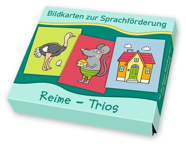 Bildkarten zur Sprachförderung: Reime - Trios