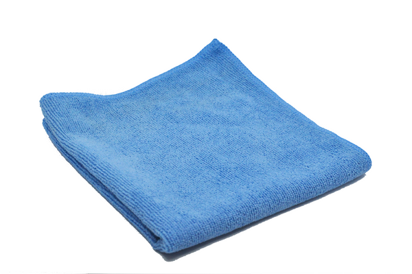 Mikrofasertuch, Reinigungstuch, Blau, Weiche Textur, Gefaltet