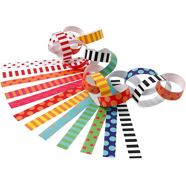 Deko-Band, Papierschleife, Konfetti, Party-Dekoration, Präsentbands